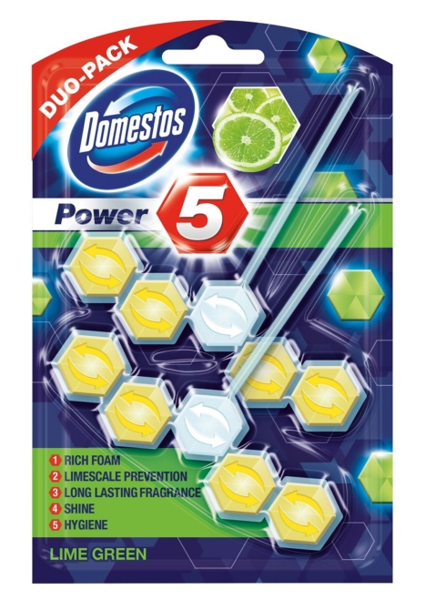 Domestos Power5 WC-rd 2x55g Lime